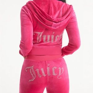 Vixen pink Juicy Tracksuit Bling